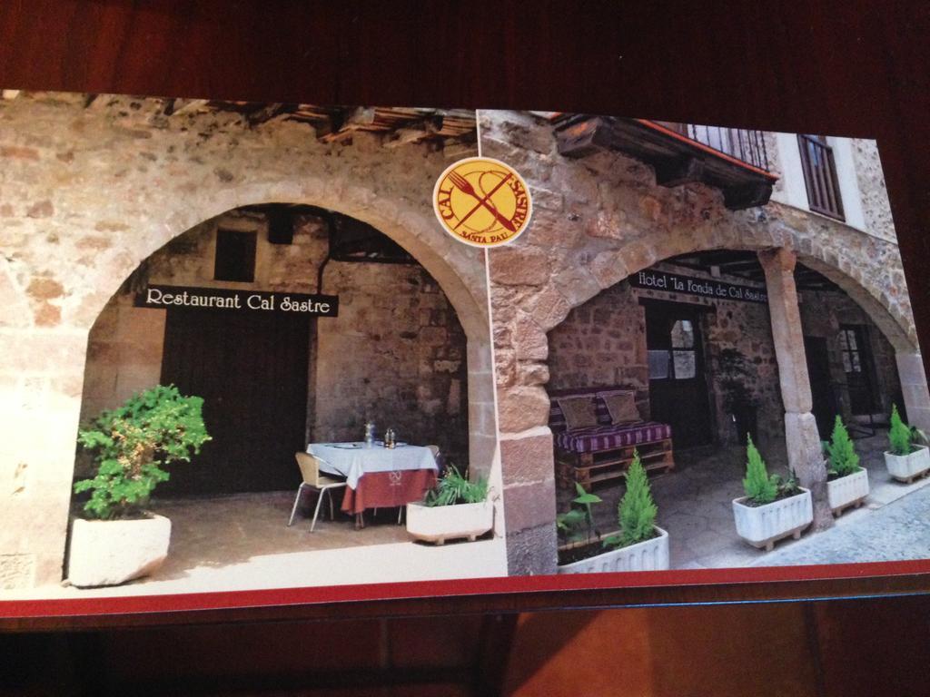 Hotel Cal Sastre Santa Pau Luaran gambar